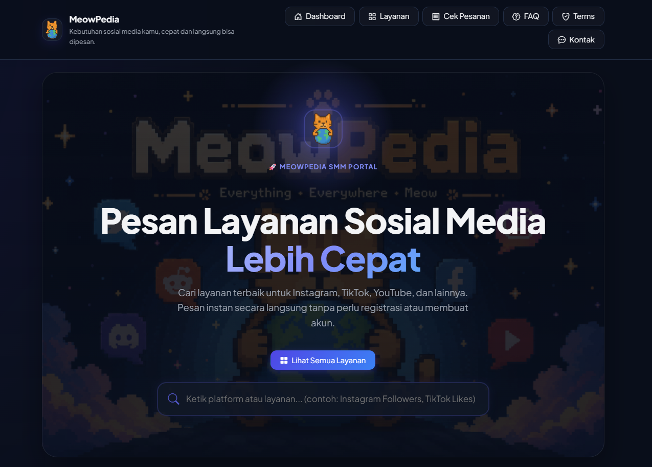 MeowPedia - Kebutuhan Sosial Media Kamu